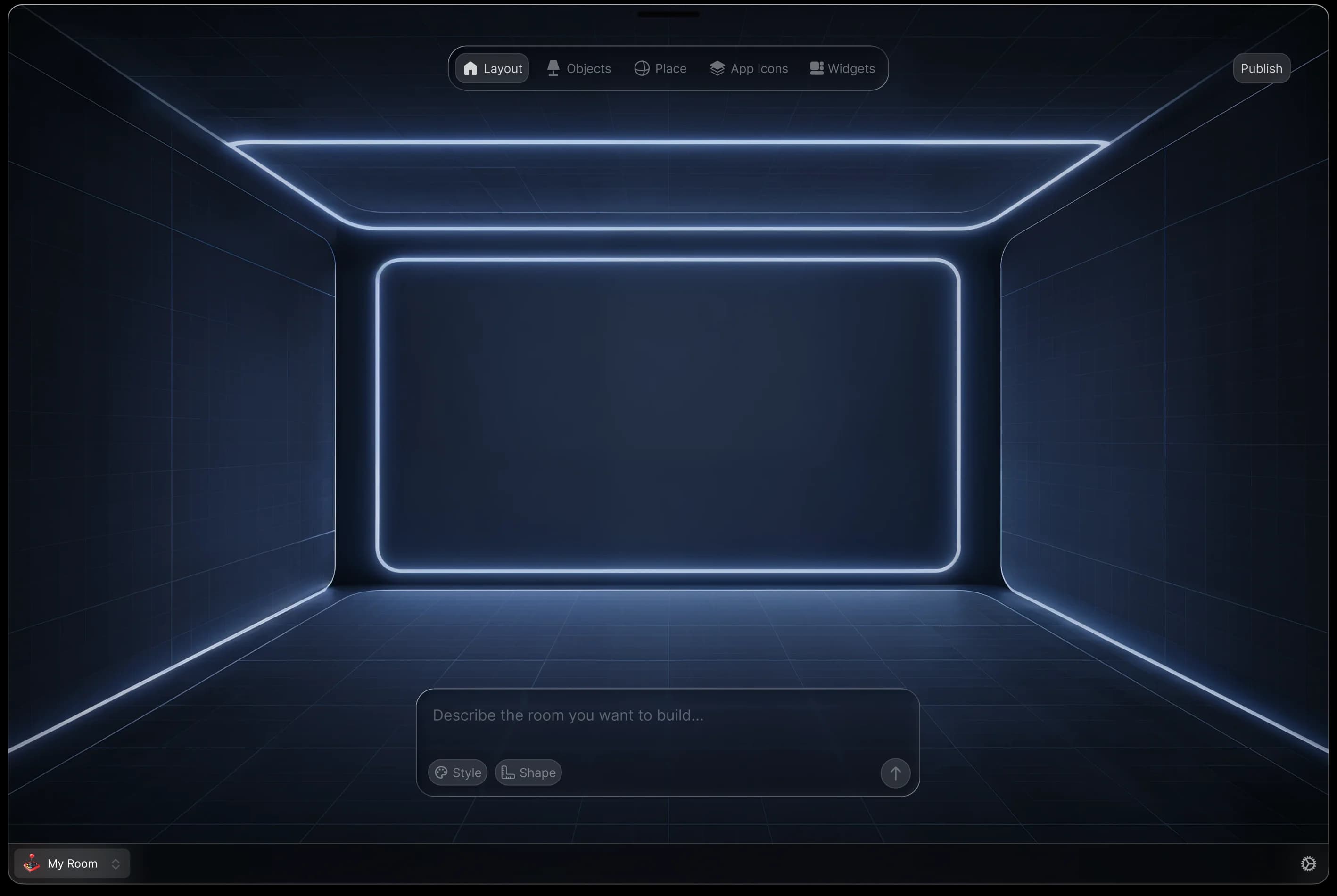 Create spaces on the fly